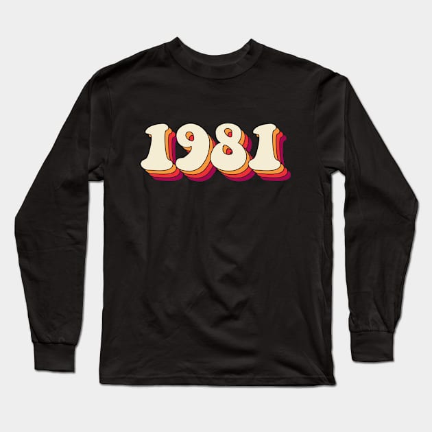 1981 Long Sleeve T-Shirt by Jennifer